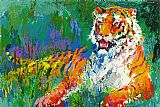 Resting Canvas Paintings - Resting Tiger
